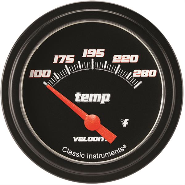 Classic Instruments Velocity Series Gauges VS226BBLF-12