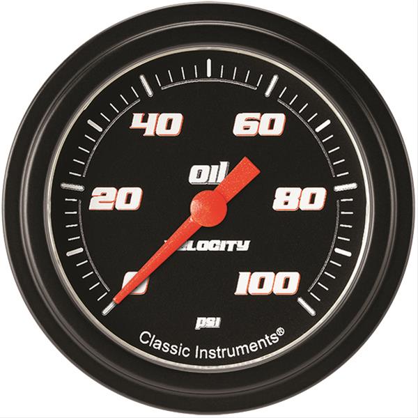 Classic Instruments Velocity Series Gauges VS381BBLF