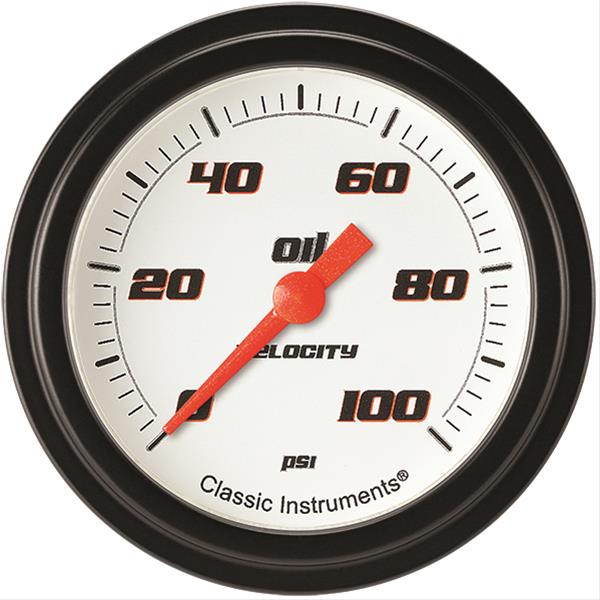 Classic Instruments Velocity Series Gauges VS381WBLF