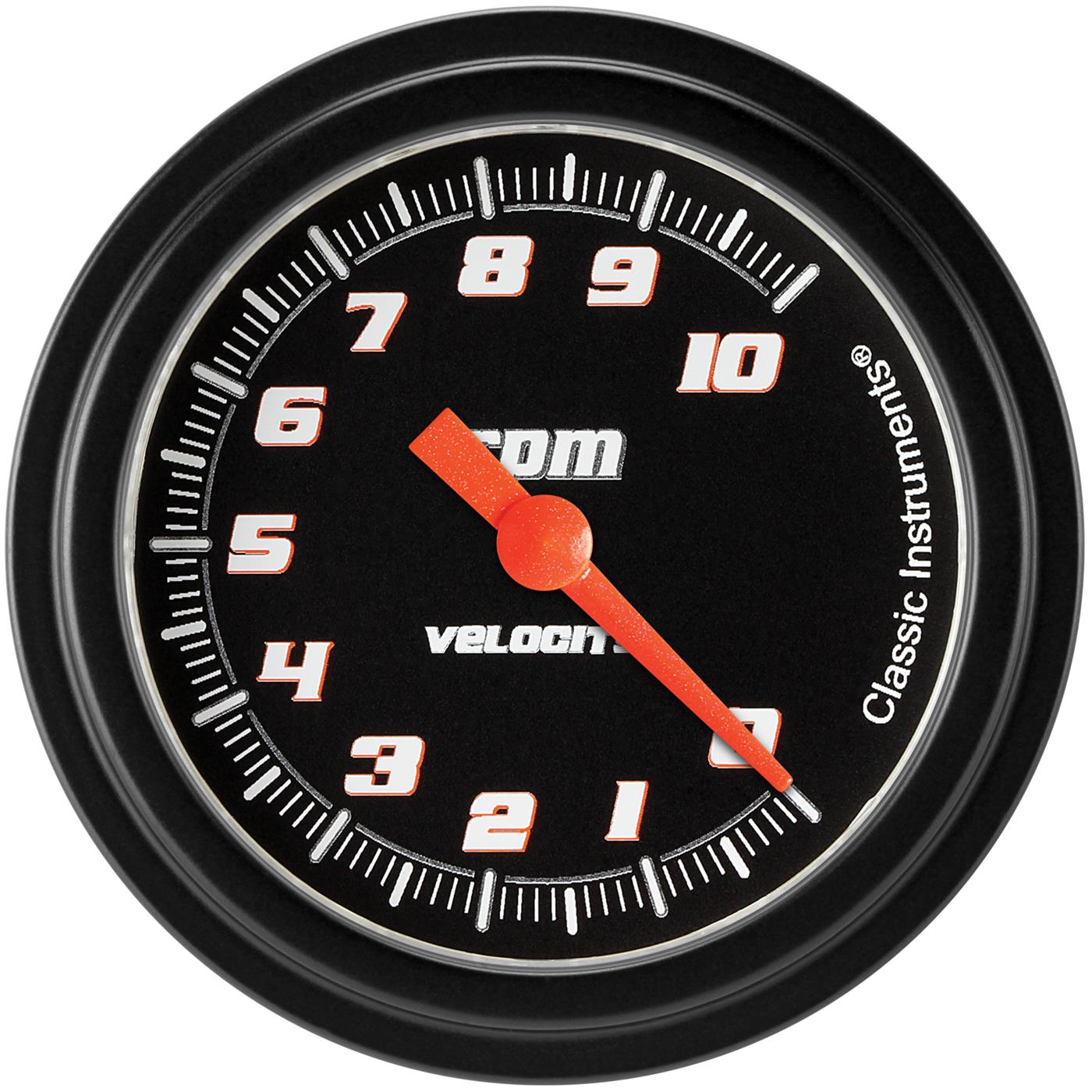 Classic Instruments Velocity Series Tachometers VS383BBLF