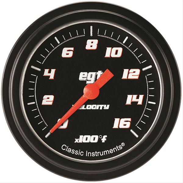 Classic Instruments Velocity Series Gauges VS398BBLF