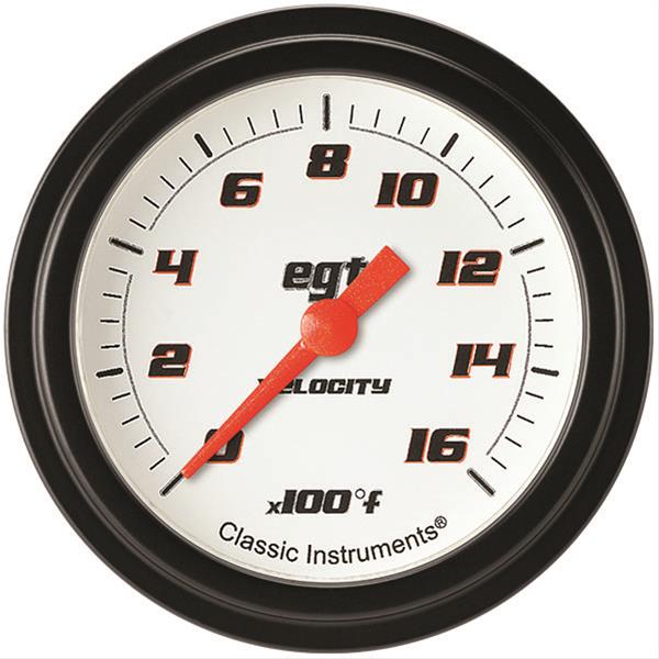 Classic Instruments Velocity Series Gauges VS398WBLF