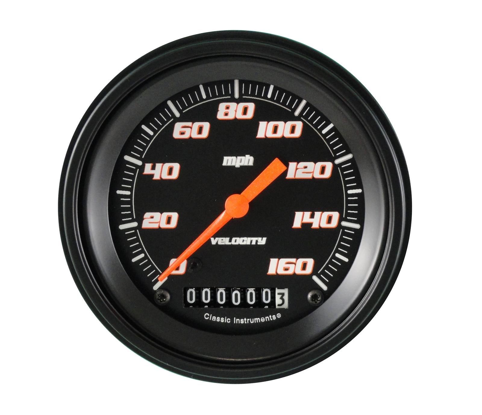 Classic Instruments Velocity Series Speedometers VS55BBLF