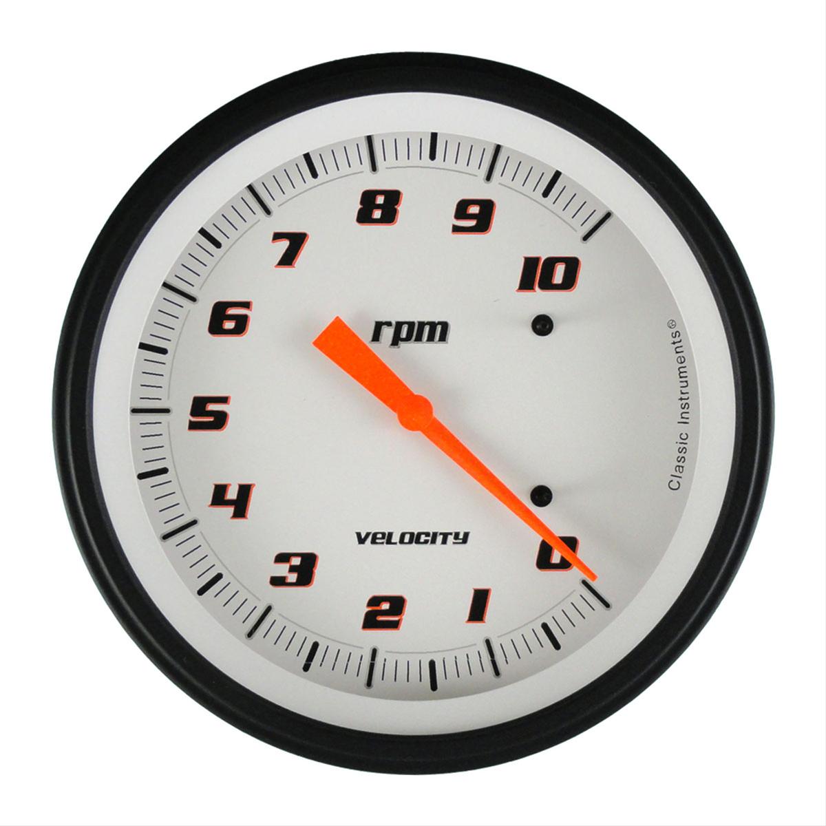 Classic Instruments Velocity Series Tachometers VS71WBLF