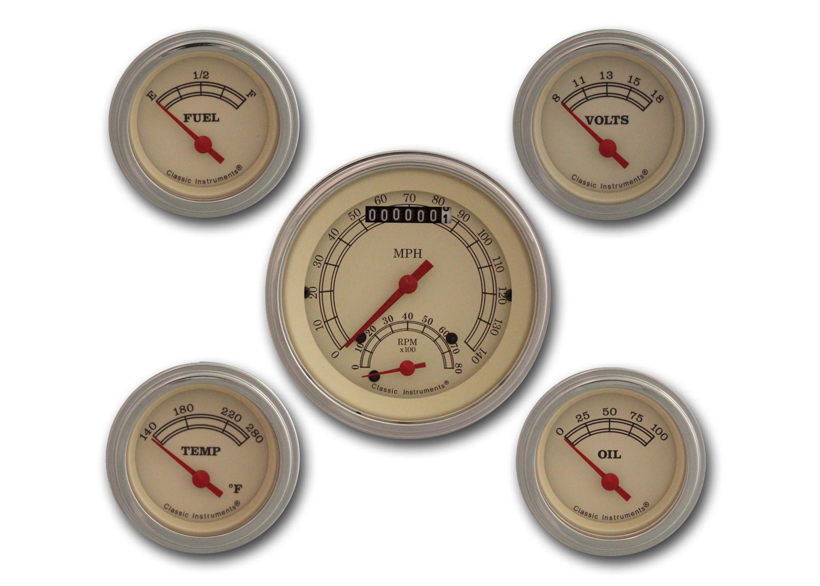 Classic Instruments Vintage Series Gauge Sets VT35SLC