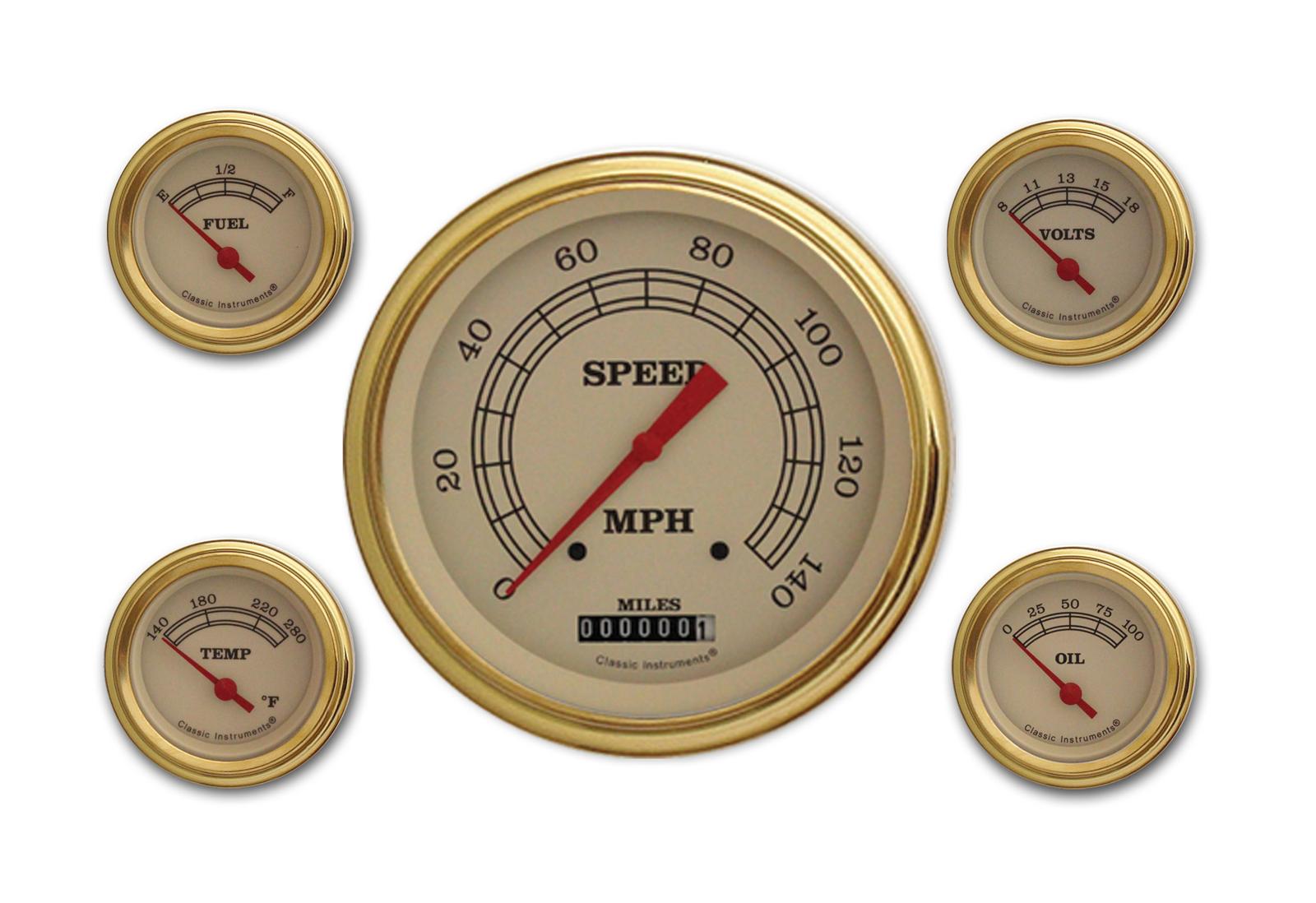 Classic Instruments Vintage Series Gauge Sets VT54GLF