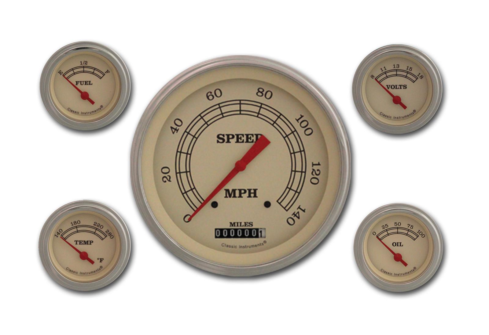 Classic Instruments Vintage Series Gauge Sets VT54SLF