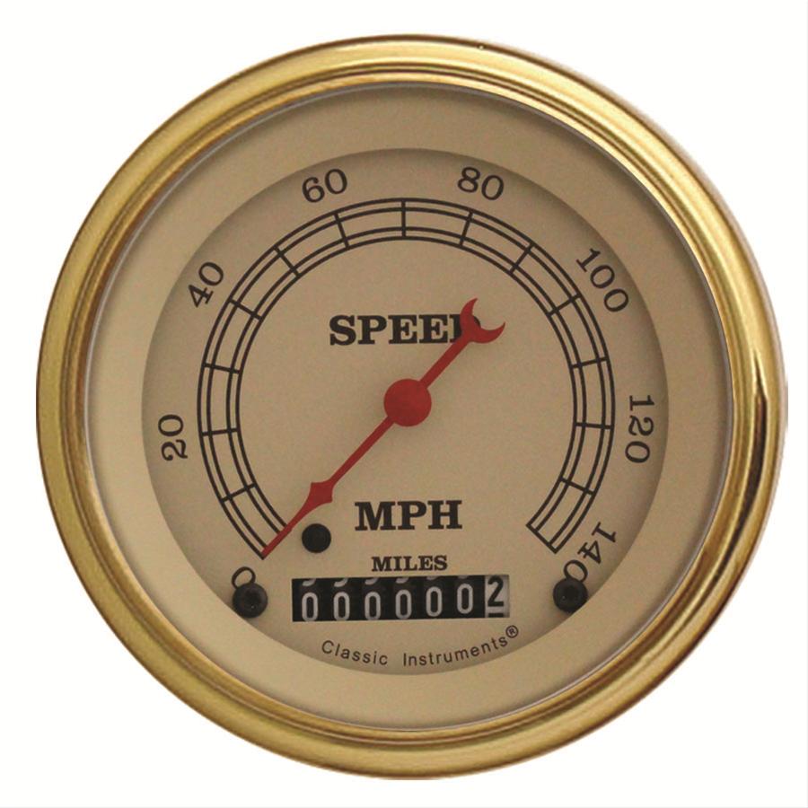 Classic Instruments Vintage Series Speedometers VT55GLC