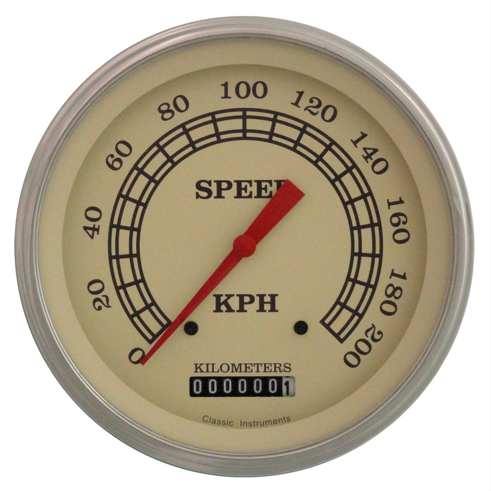 Classic Instruments Vintage Series Speedometers VT58SLC
