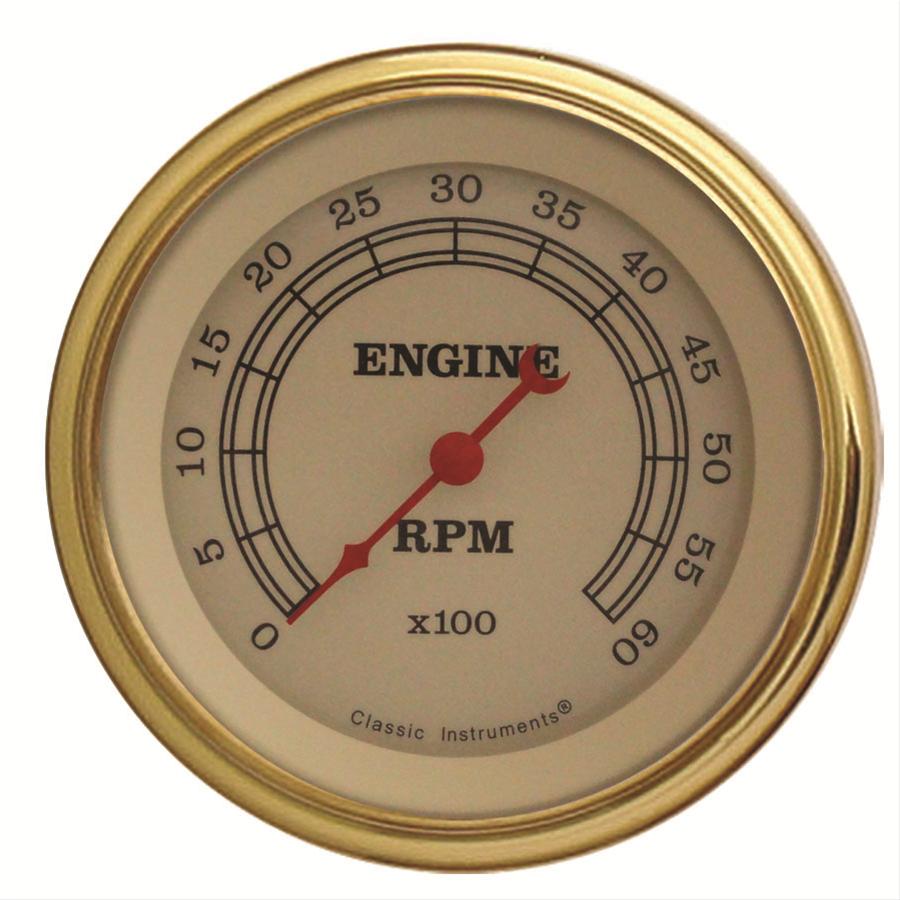 Classic Instruments Vintage Series Tachometers VT60GLF