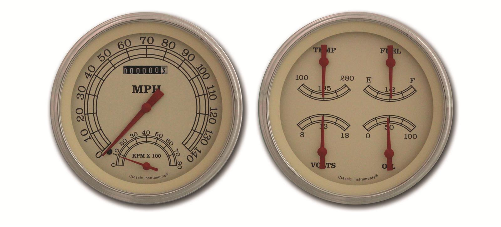 Classic Instruments Vintage Series Gauge Sets VT62SLF