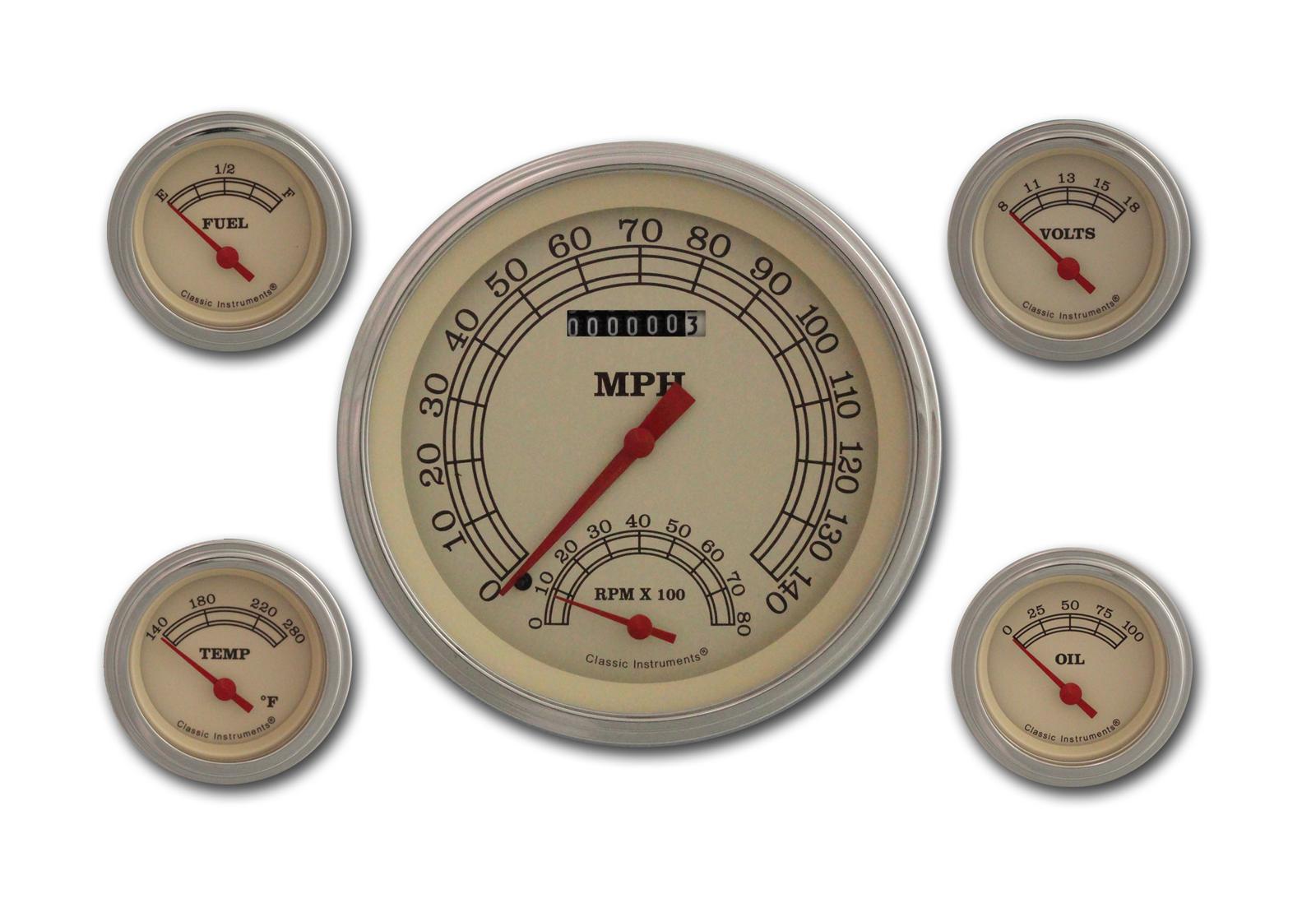 Classic Instruments Vintage Series Gauge Sets VT65SLF
