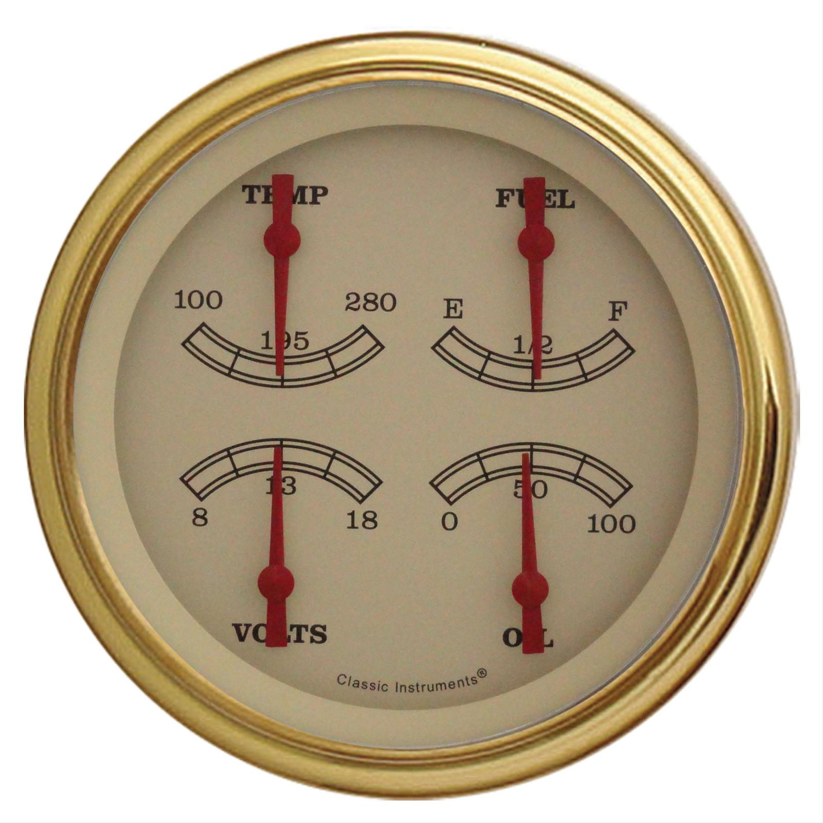 Classic Instruments Vintage Series Gauge Sets VT75GLC