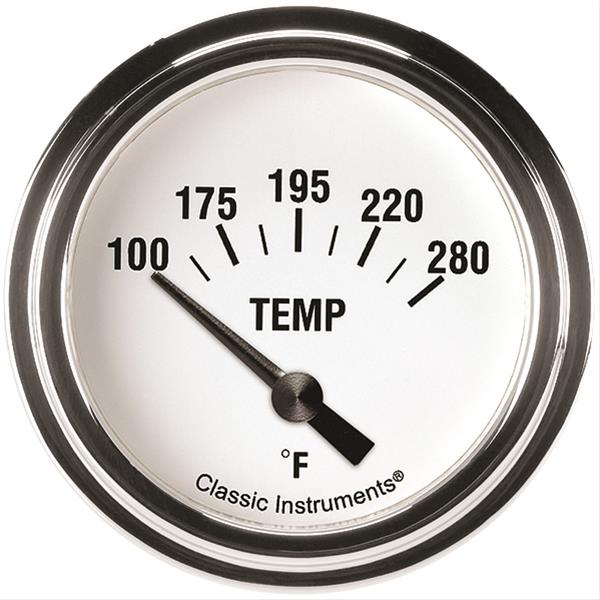Classic Instruments White Hot Series Gauges WH226SLF-06