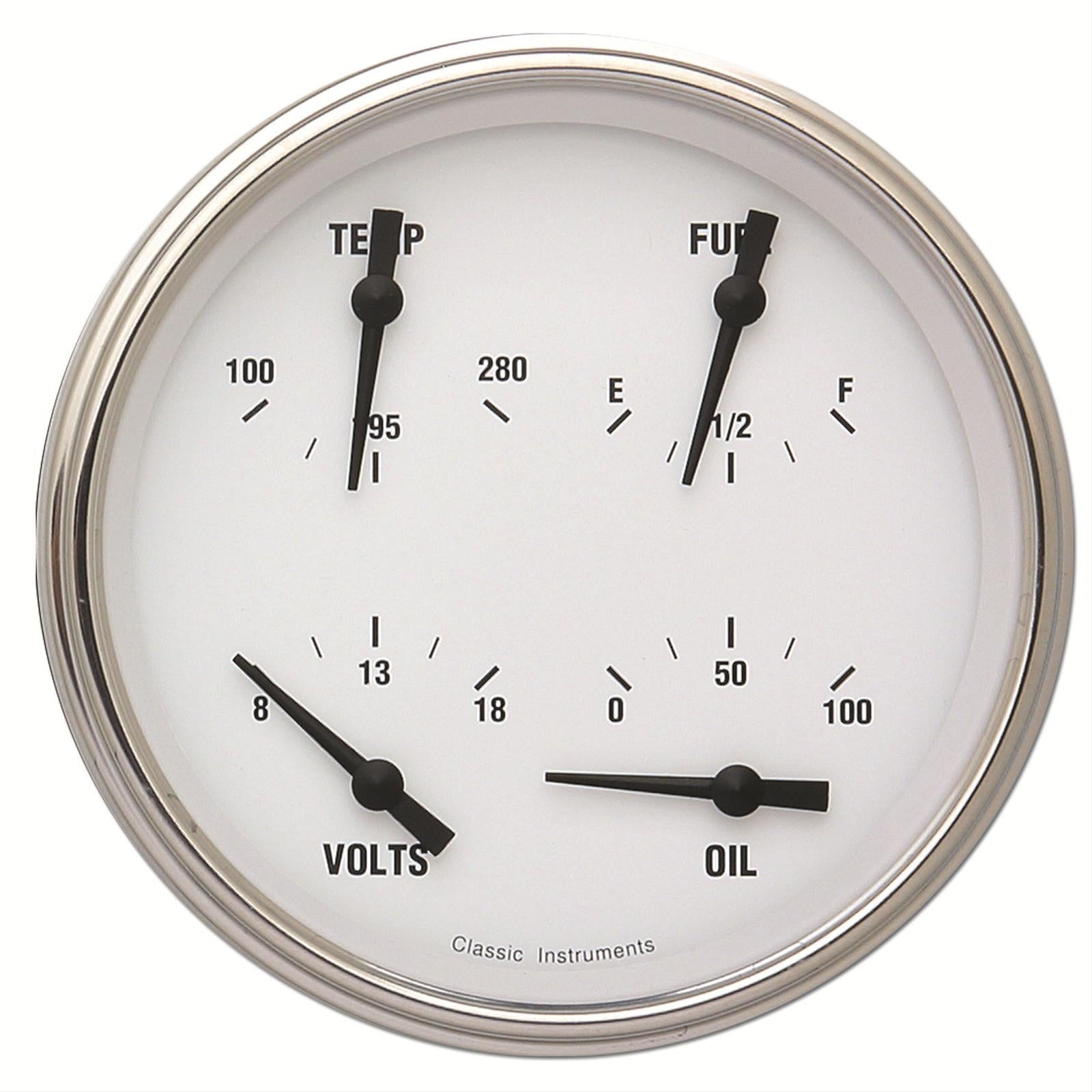 Classic Instruments White Hot Series Gauge Sets WH31SLF