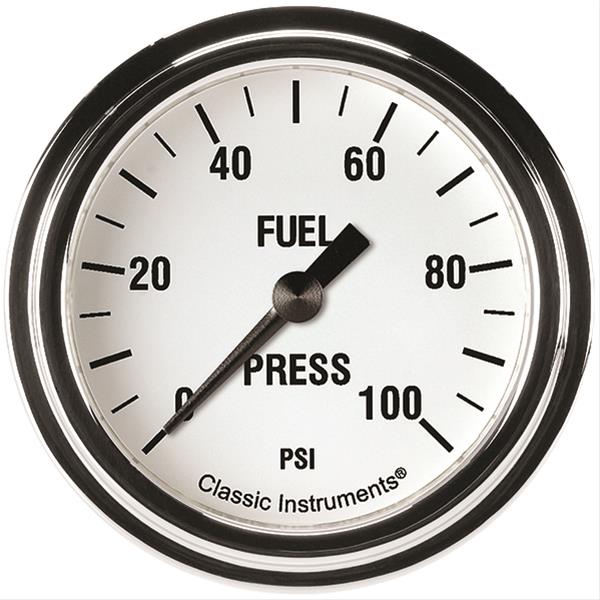 Classic Instruments White Hot Series Gauges WH346SLF