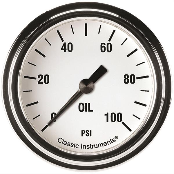 Classic Instruments White Hot Series Gauges WH381SLF