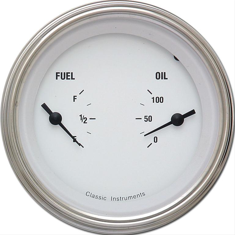 Classic Instruments White Hot Series Gauge Sets WH72SLC