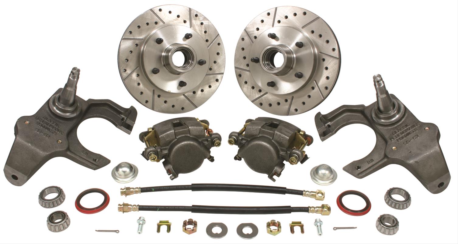 Classic Performance Drop Spindle Brake Kits 5557CBK-D