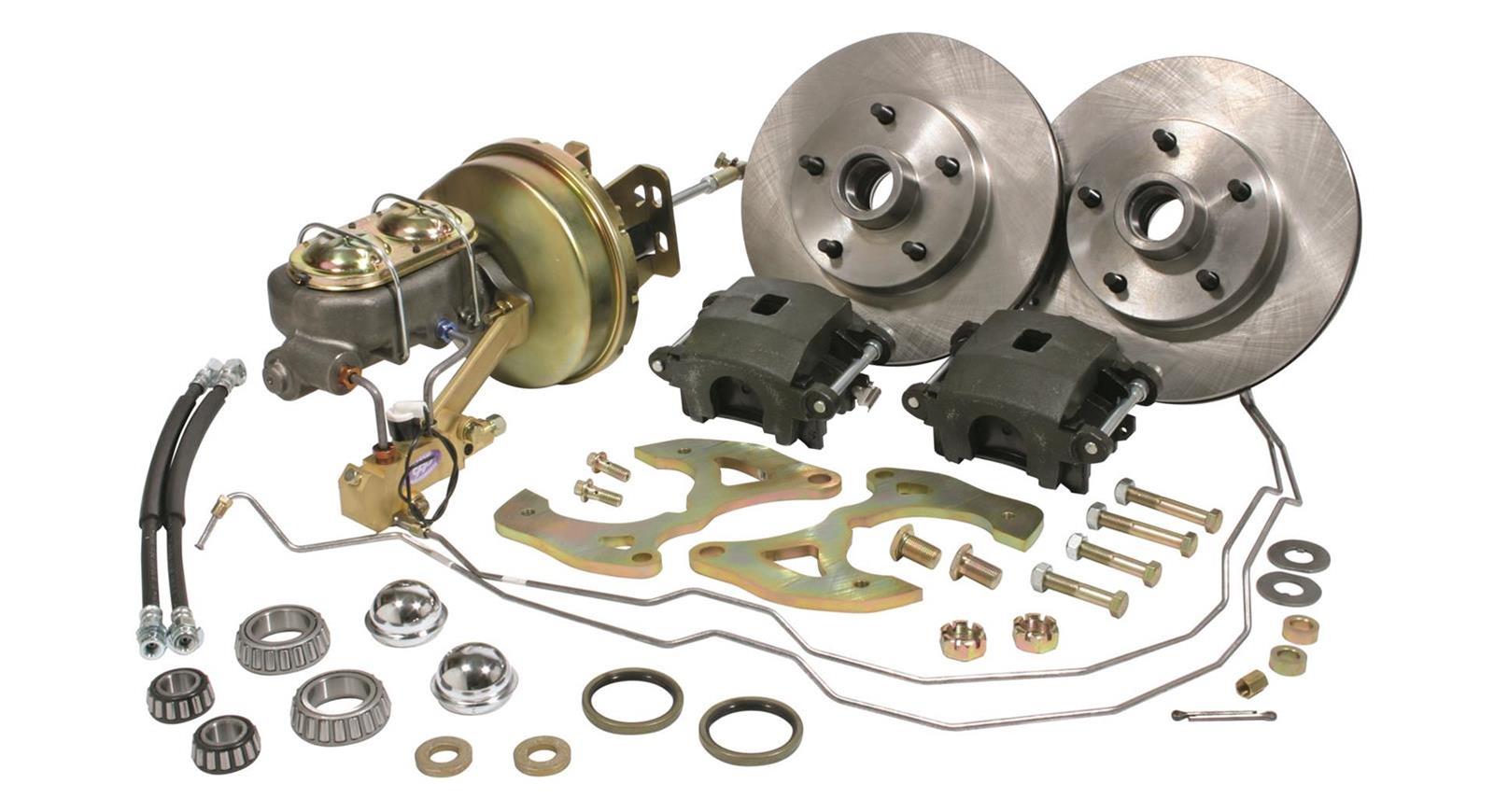 Classic Performance 1955-64 Chevy Fullsize Car Complete Stock Spindle Disc Brake Kits 5557CBK-S-7