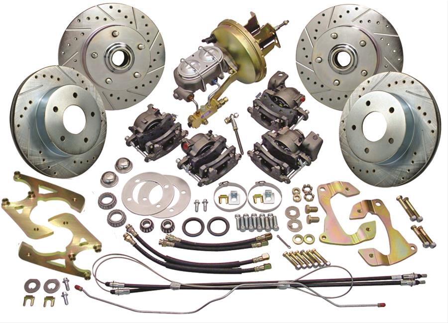 Classic Performance Complete Front and Rear Disc Brake Kits 5864FRBK-D