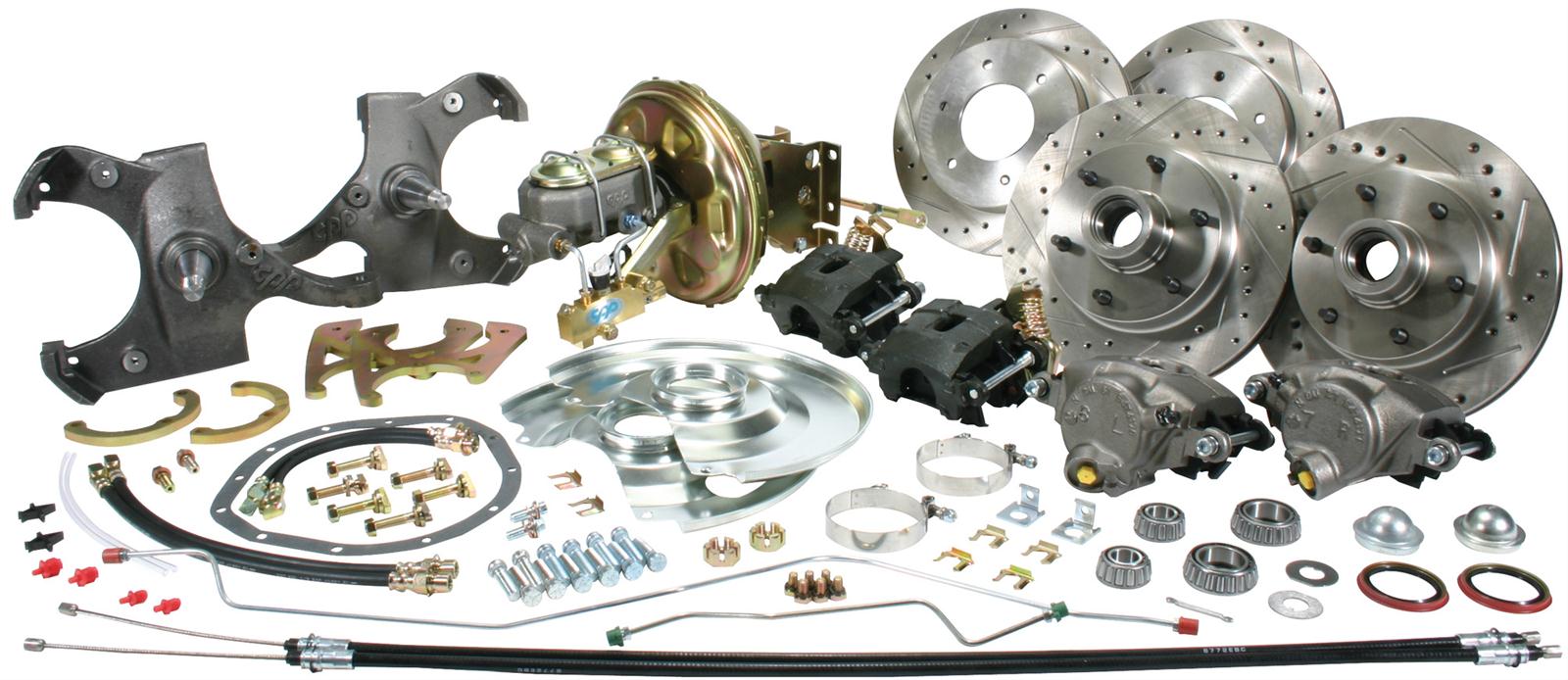 Classic Performance Complete Front and Rear Disc Brake Kits 6366FRBK-5