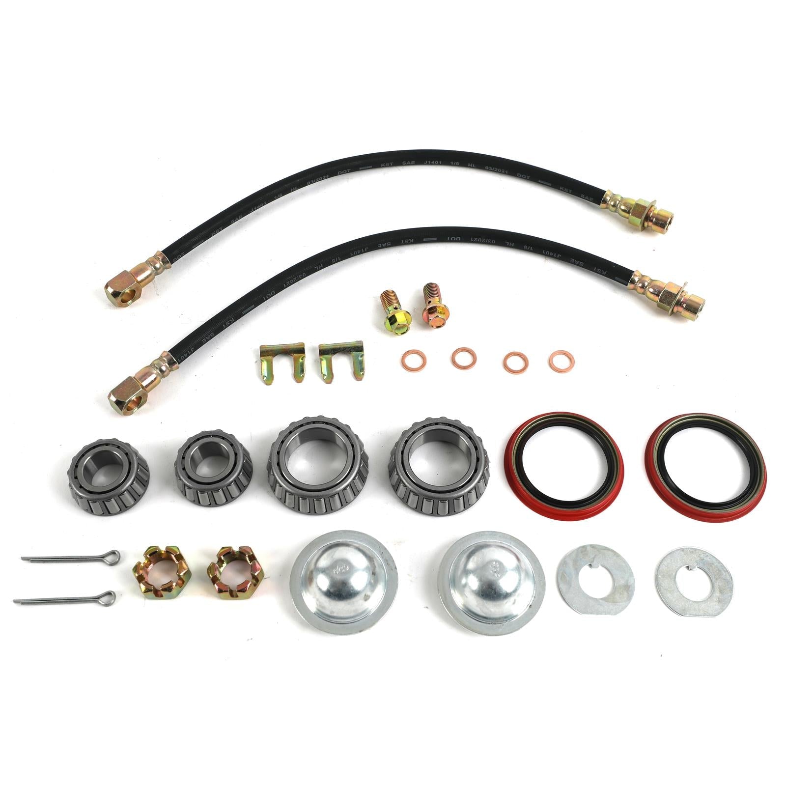 Classic Performance Modular Drop Spindle Front Disc Brake Kits 6370SWBK-5