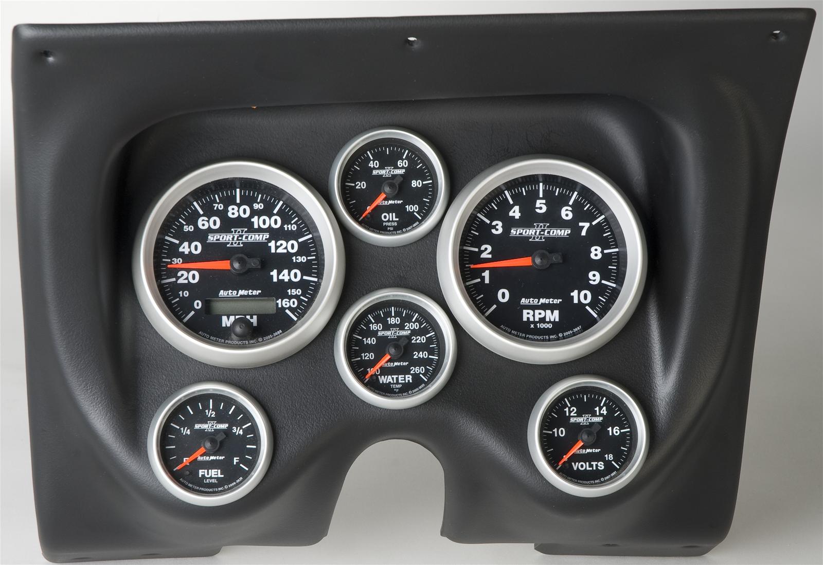 Classic Thunder Road Instrument Panels with AutoMeter Gauges 410670911