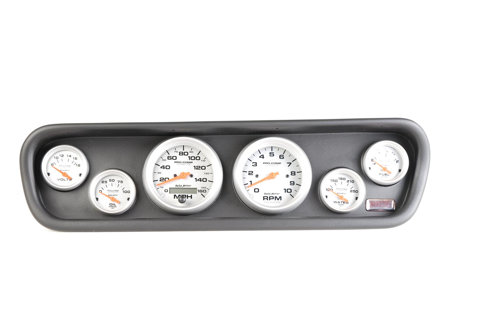 Classic Thunder Road Instrument Panels with AutoMeter Gauges 612640311
