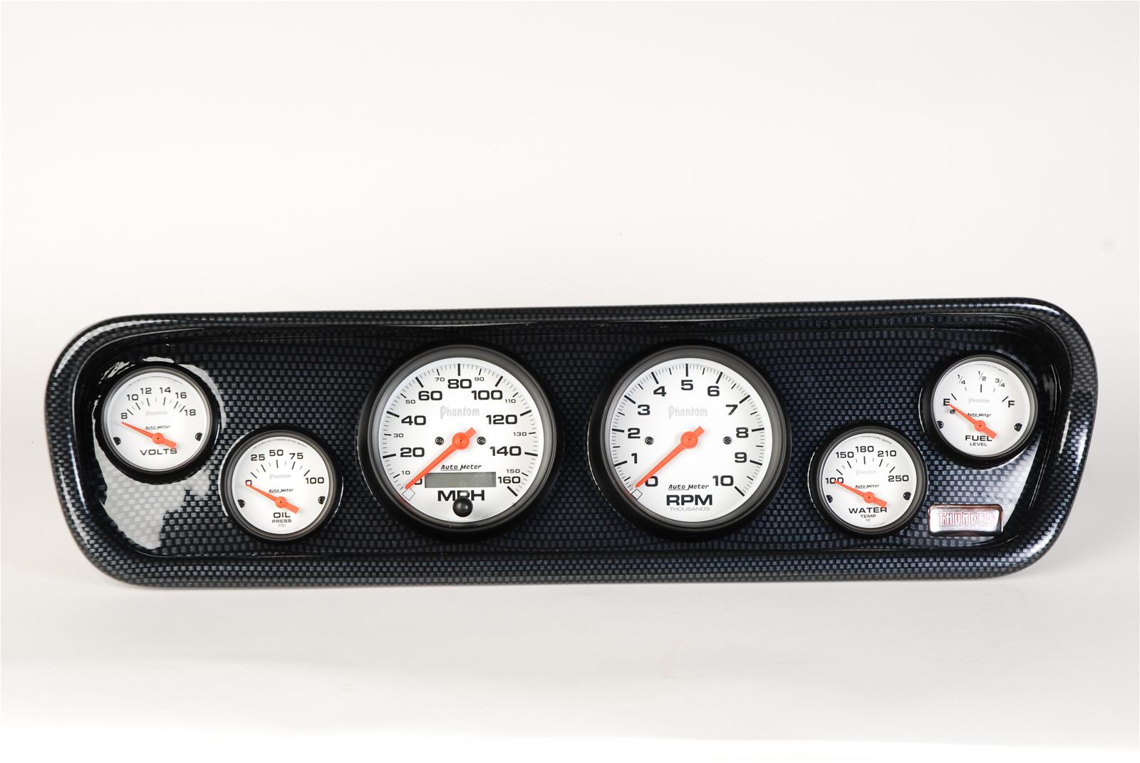 Classic Thunder Road Instrument Panels with AutoMeter Gauges 612640413