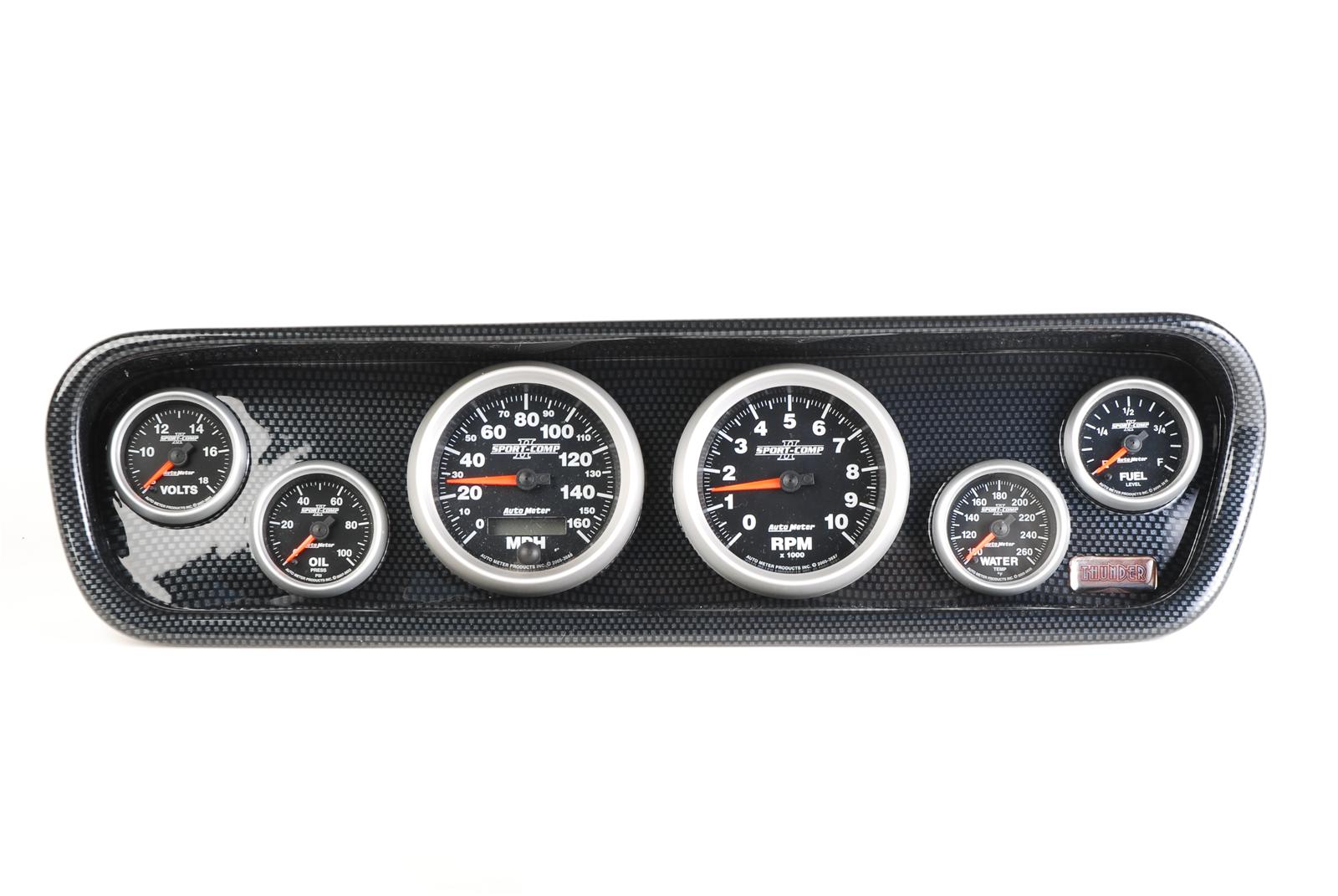 Classic Thunder Road Instrument Panels with AutoMeter Gauges 612640913