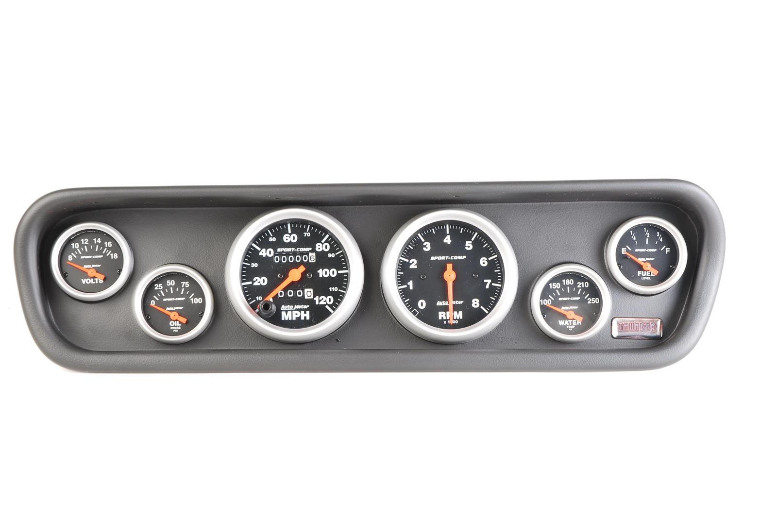 Classic Thunder Road Instrument Panels with AutoMeter Gauges 612641311