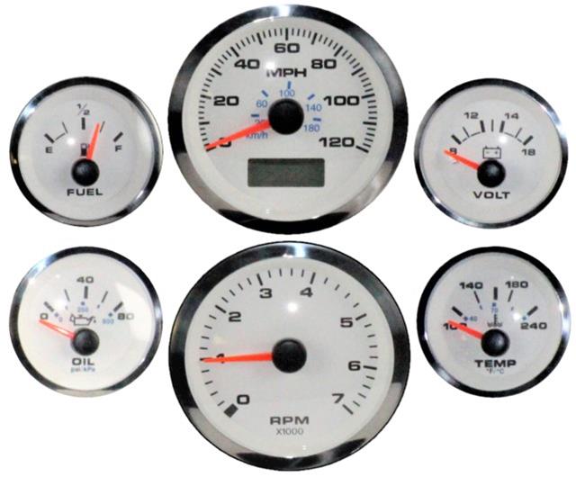 Classic Thunder Road VeeThree Elite Series Gauge Kits 7119390