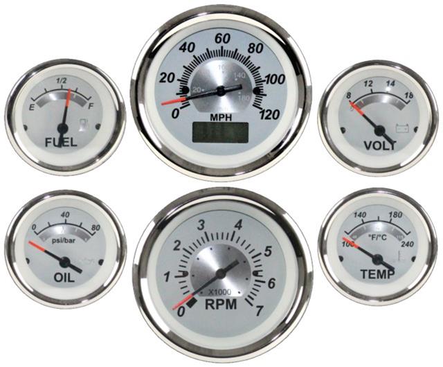 Classic Thunder Road VeeThree Elite Series Gauge Kits 7119473