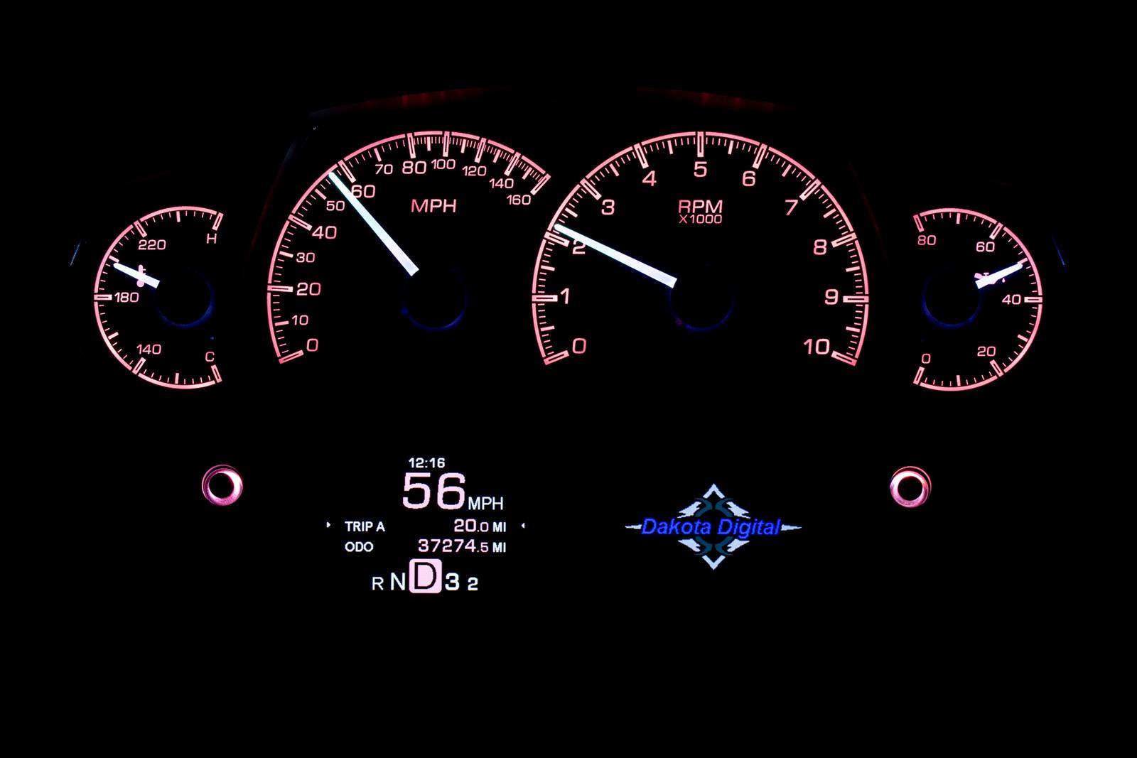 Dakota Digital HDX Series Universal Competition Analog Gauge Kits HDX-2100-S