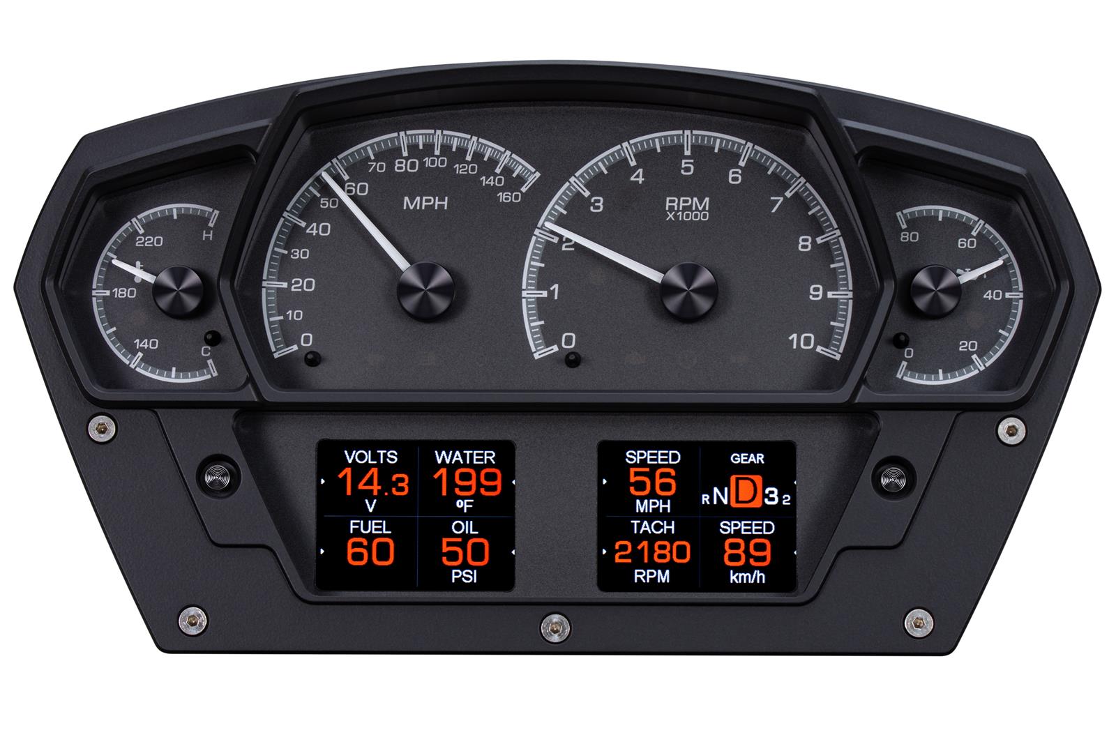 Dakota Digital HDX Series Universal Competition Analog Gauge Kits HDX-2100-K