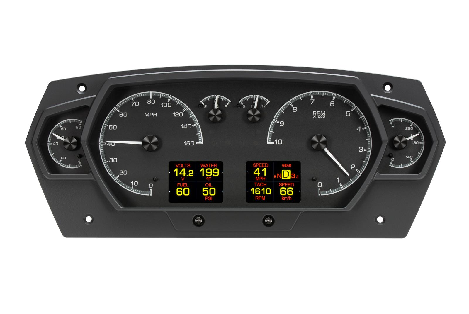 Dakota Digital HDX Series Universal Competition Analog Gauge Kits HDX-2200-K