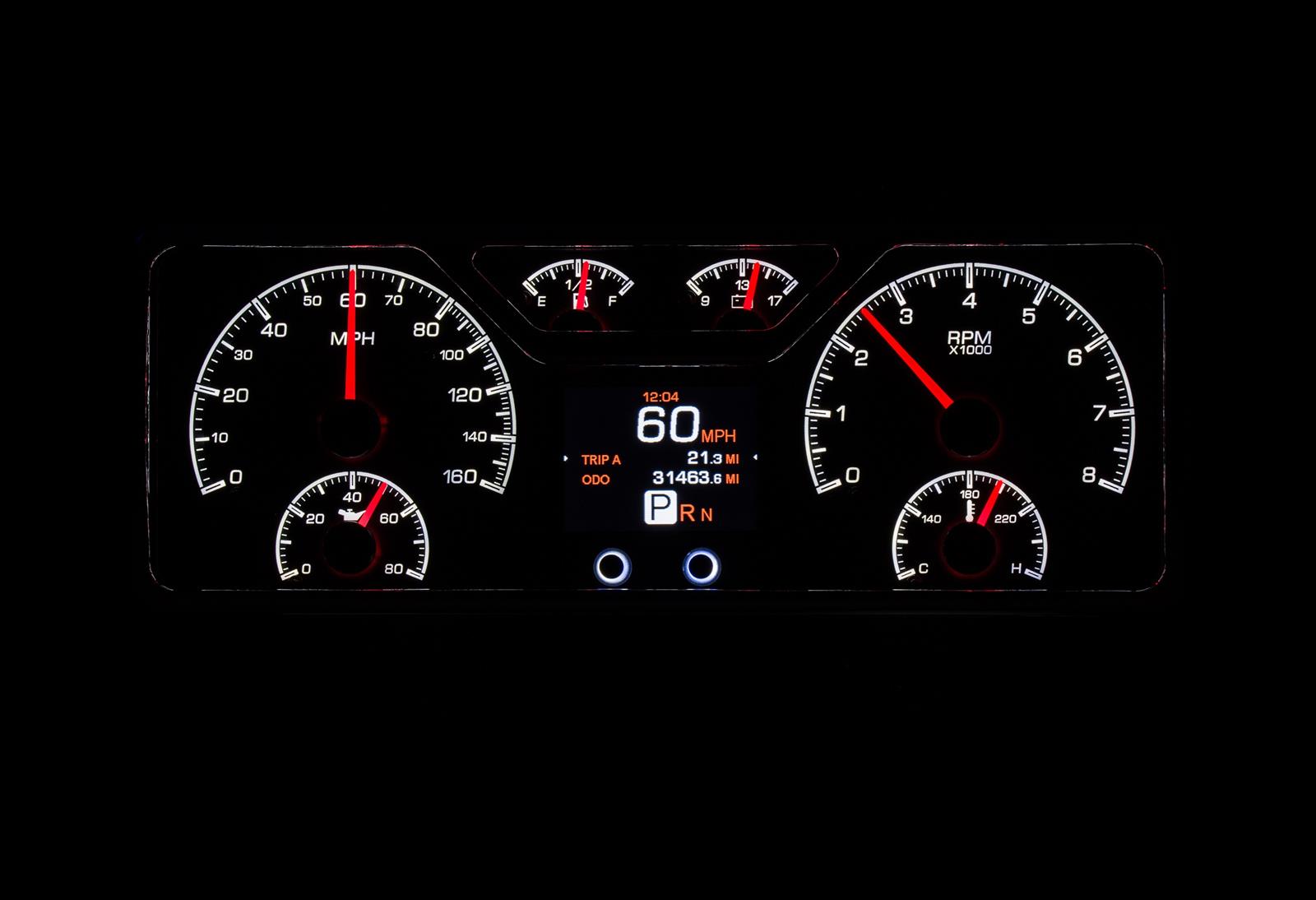 Dakota Digital HDX Direct-Fit Analog Gauge Systems HDX-40F-S