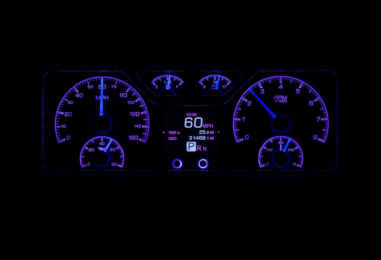 Dakota Digital HDX Direct-Fit Analog Gauge Systems HDX-40F-K