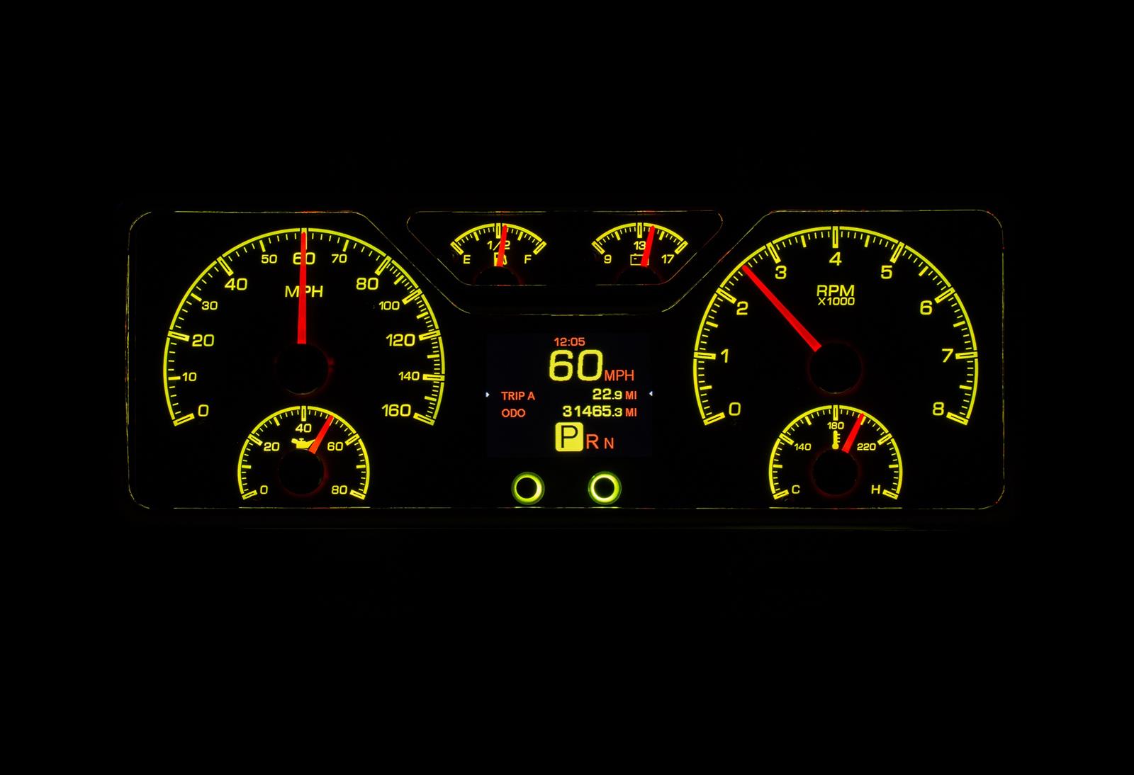 Dakota Digital HDX Direct-Fit Analog Gauge Systems HDX-40F-K