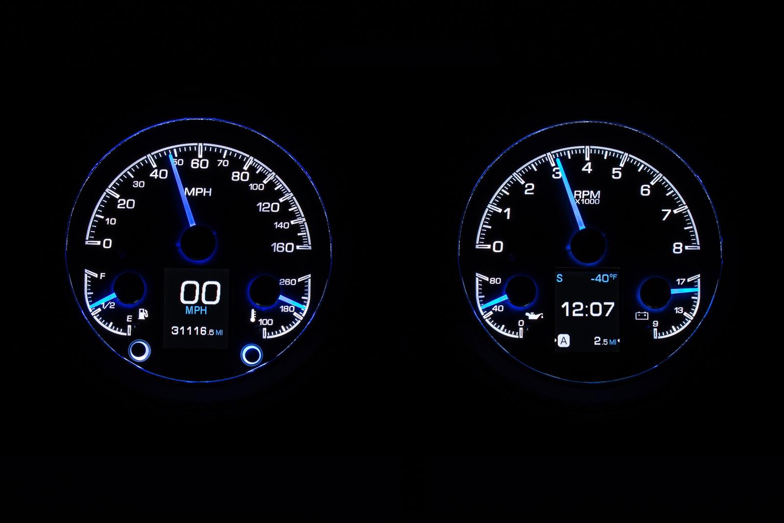 Dakota Digital HDX Direct-Fit Analog Gauge Systems HDX-47C-PU-K