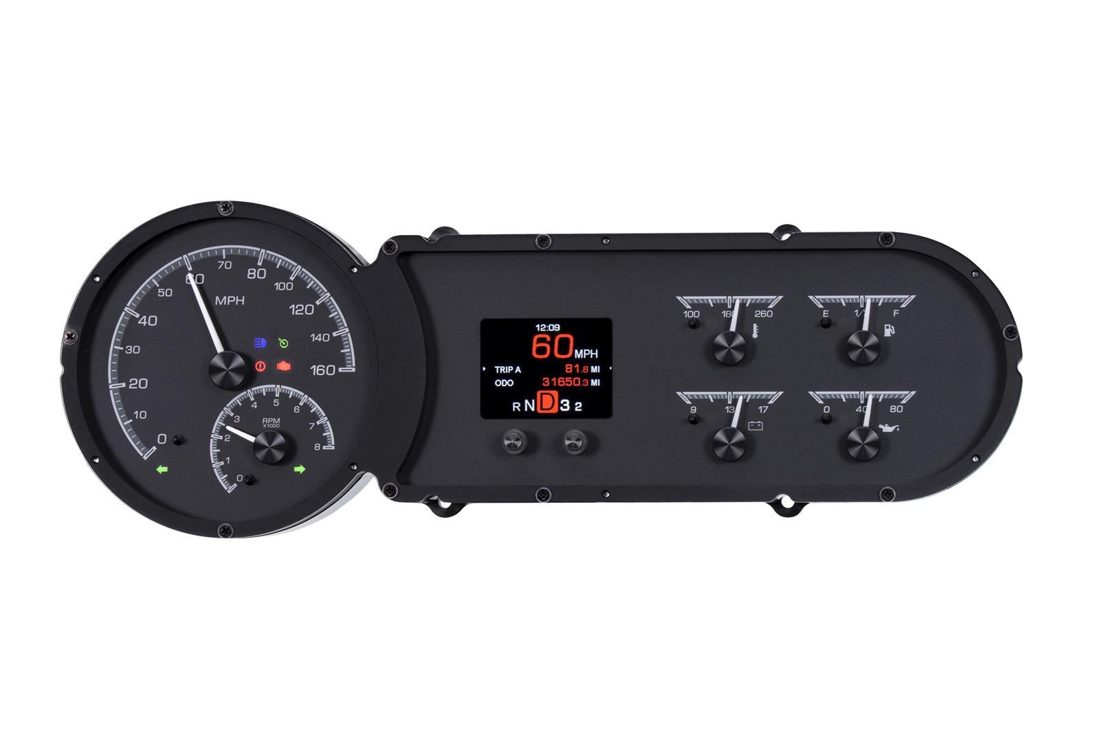Dakota Digital HDX Direct-Fit Analog Gauge Systems HDX-53C-K
