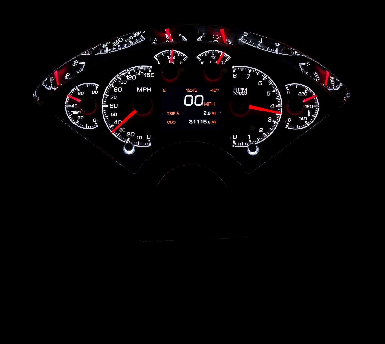 Dakota Digital HDX Direct-Fit Analog Gauge Systems HDX-55C-S