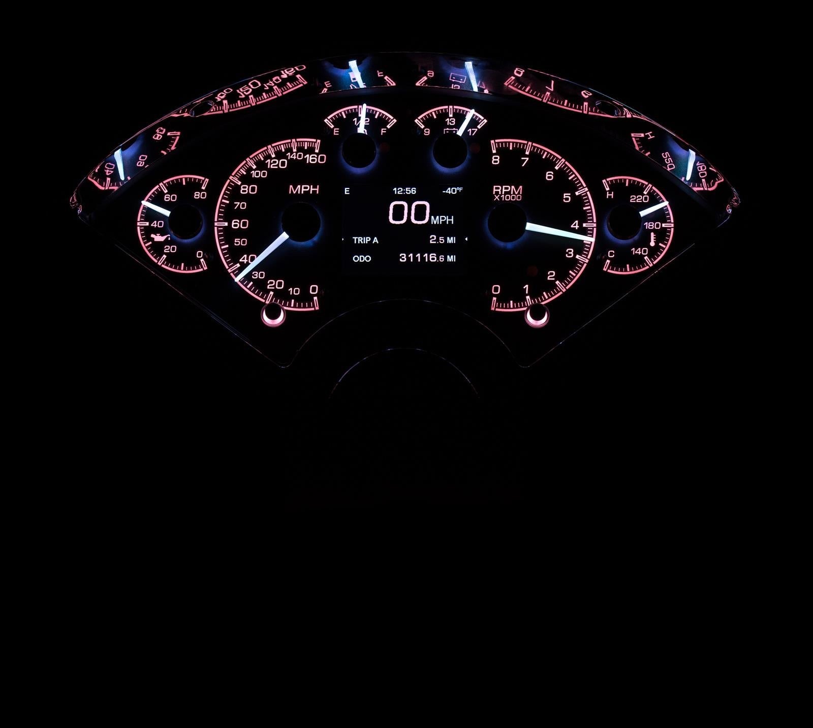 Dakota Digital HDX Direct-Fit Analog Gauge Systems HDX-55C-S