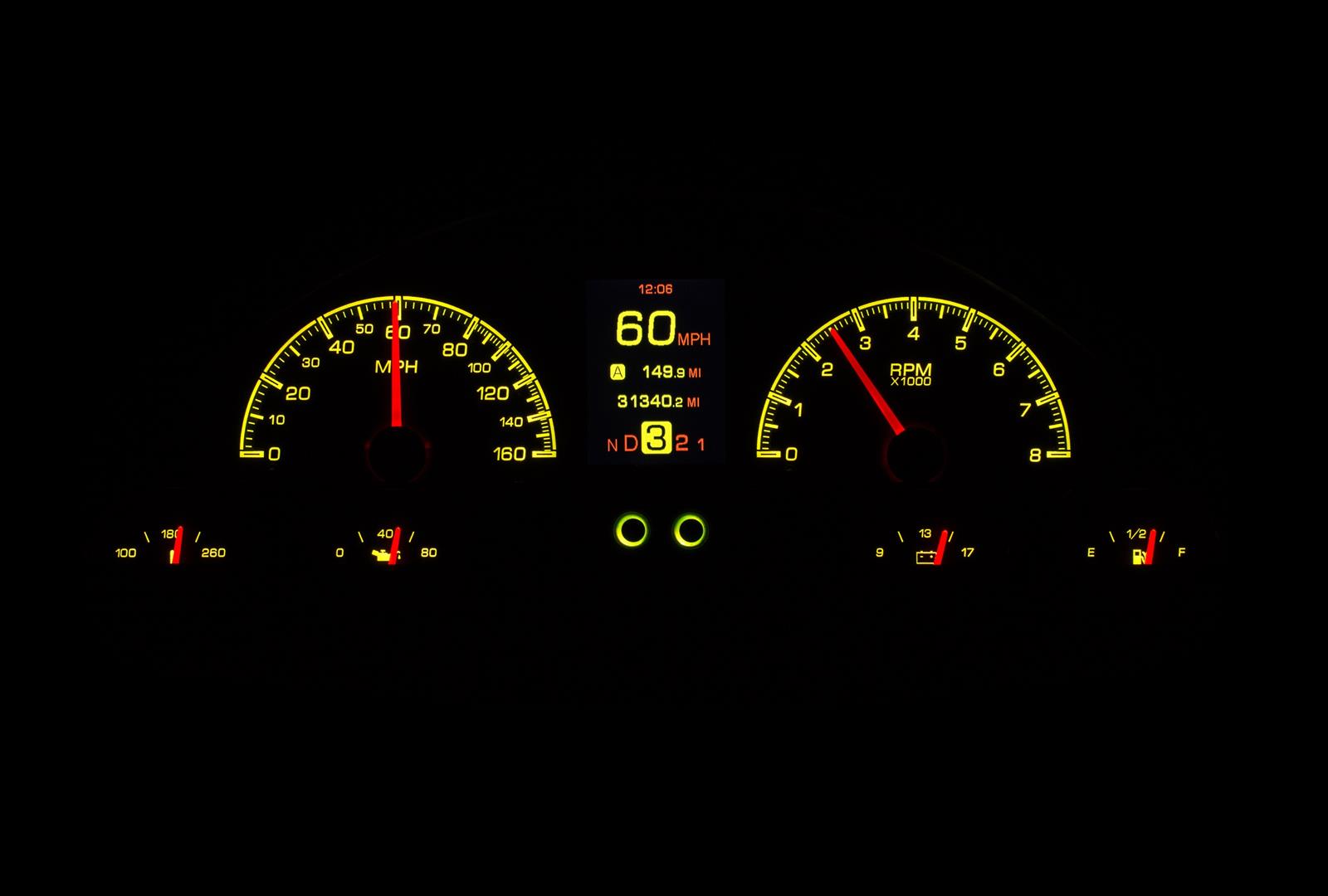 Dakota Digital HDX Direct-Fit Analog Gauge Systems HDX-56F-PU-S