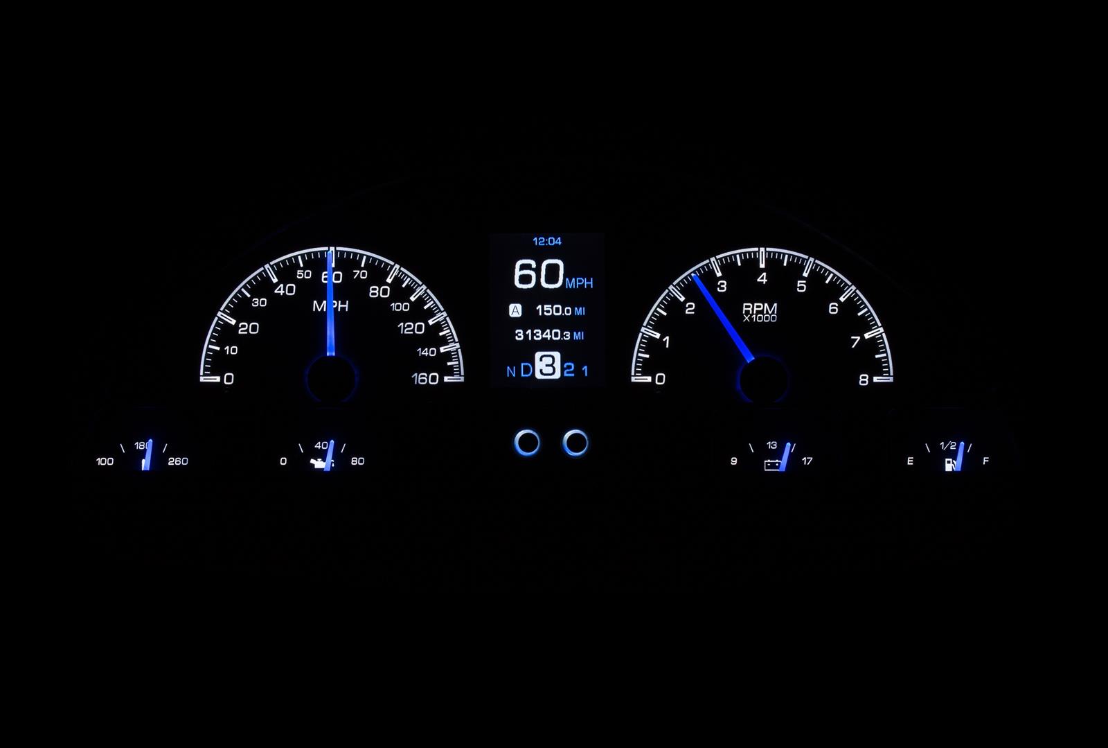 Dakota Digital HDX Direct-Fit Analog Gauge Systems HDX-56F-PU-K