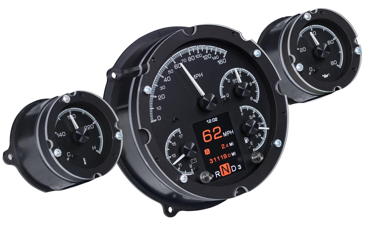 Dakota Digital HDX Direct-Fit Analog Gauge Systems HDX-57C-K