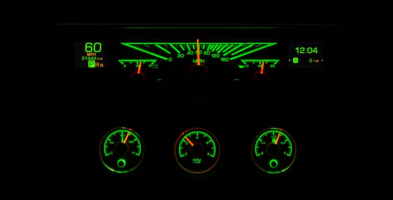 Dakota Digital HDX Direct-Fit Analog Gauge Systems HDX-61C-IMP-K