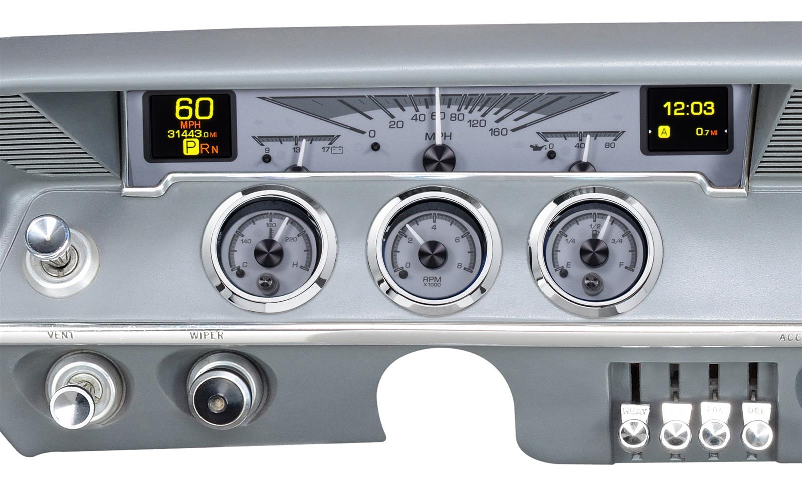 Dakota Digital HDX Direct-Fit Analog Gauge Systems HDX-61C-IMP-S