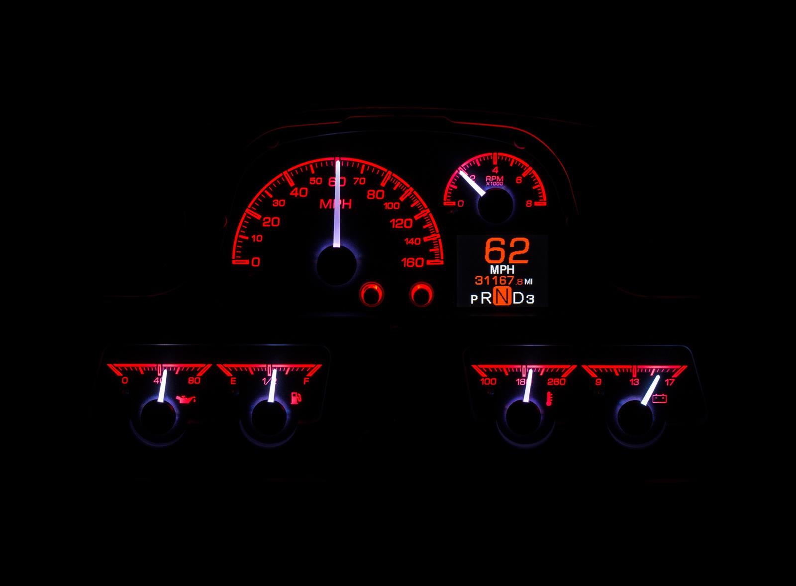 Dakota Digital HDX Direct-Fit Analog Gauge Systems HDX-62T-FJ-K